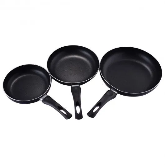 3 pcs Aluminum Nonstick Frying Pan