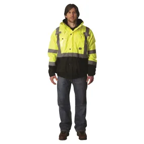 333-1770-LY-2XL PIP - Ripstop Premium Bomber Jacket,Yellow/Blk,Size 2X-Large