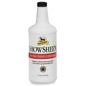 Absorbine ShowSheen Hair Polish & Detangler for Animals inc. Horses, Cattle, Dogs, Goats and many others - Various Sizes