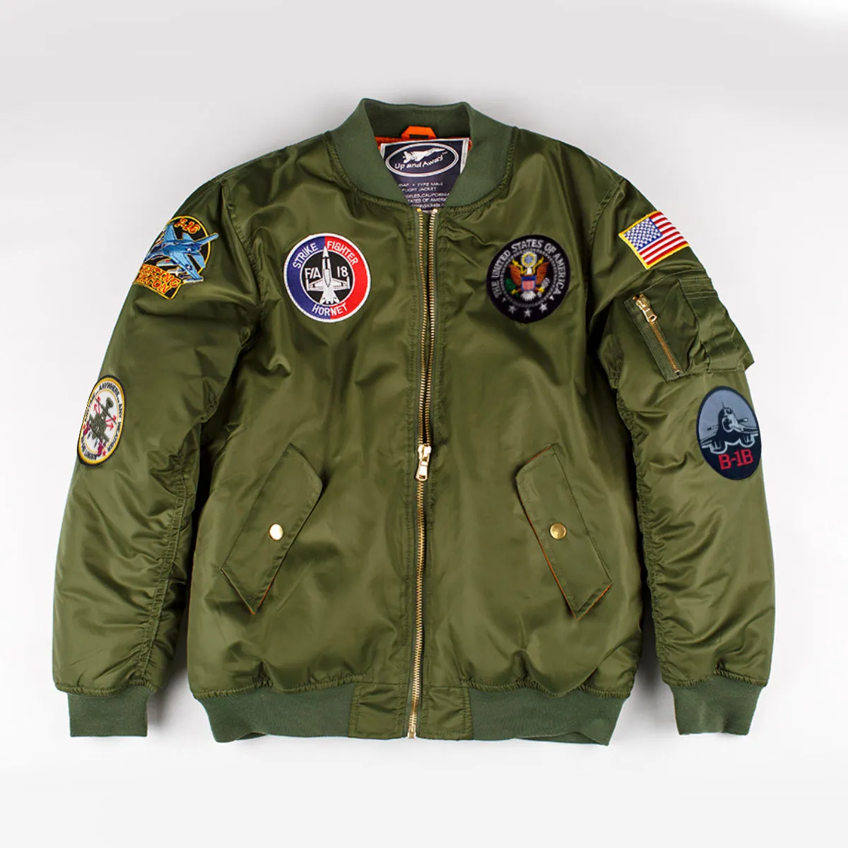 Adult MA-1 Flight Jacket – Sage Green