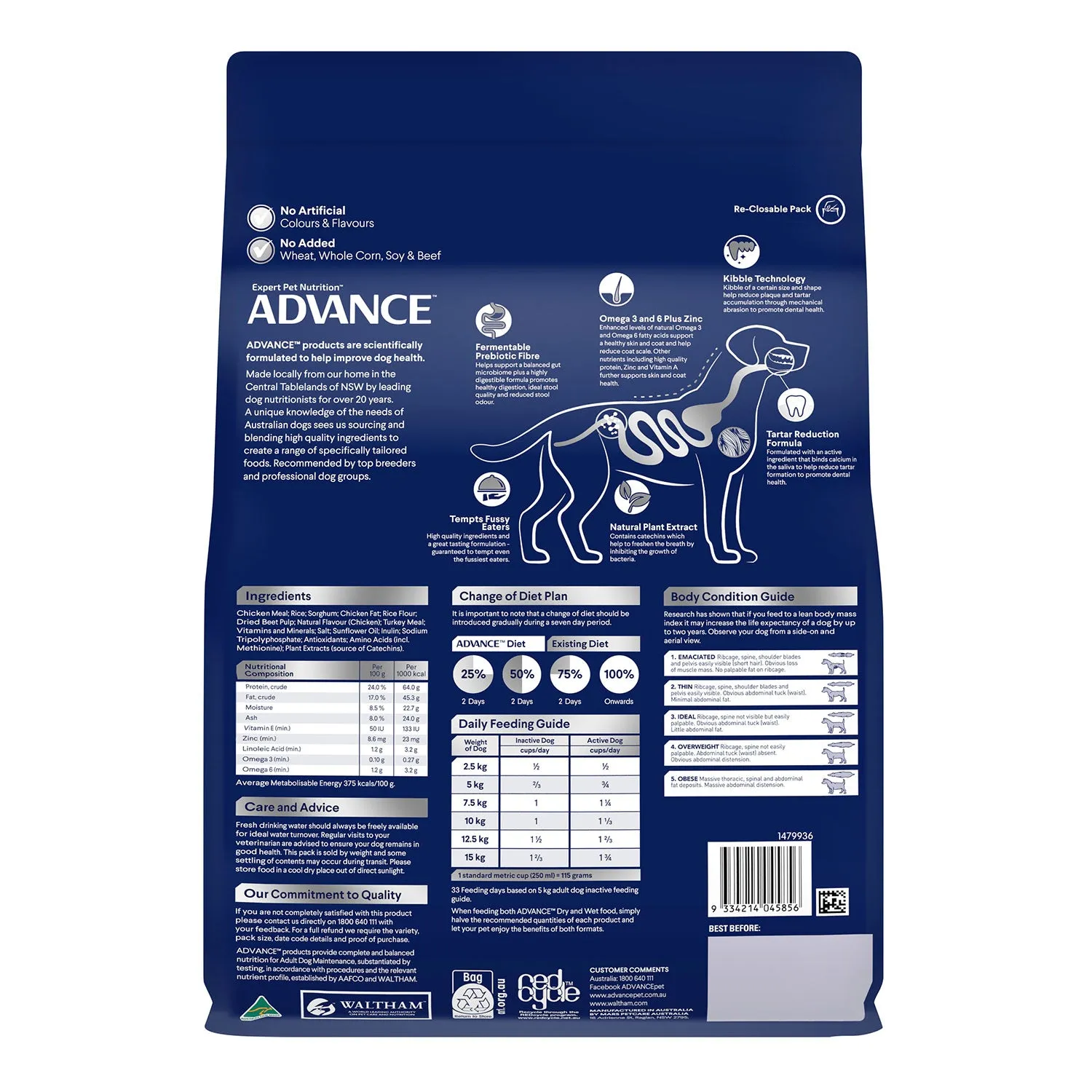 Advance Small Breed Dental Care Chicken & Rice Adult Dry Dog Food