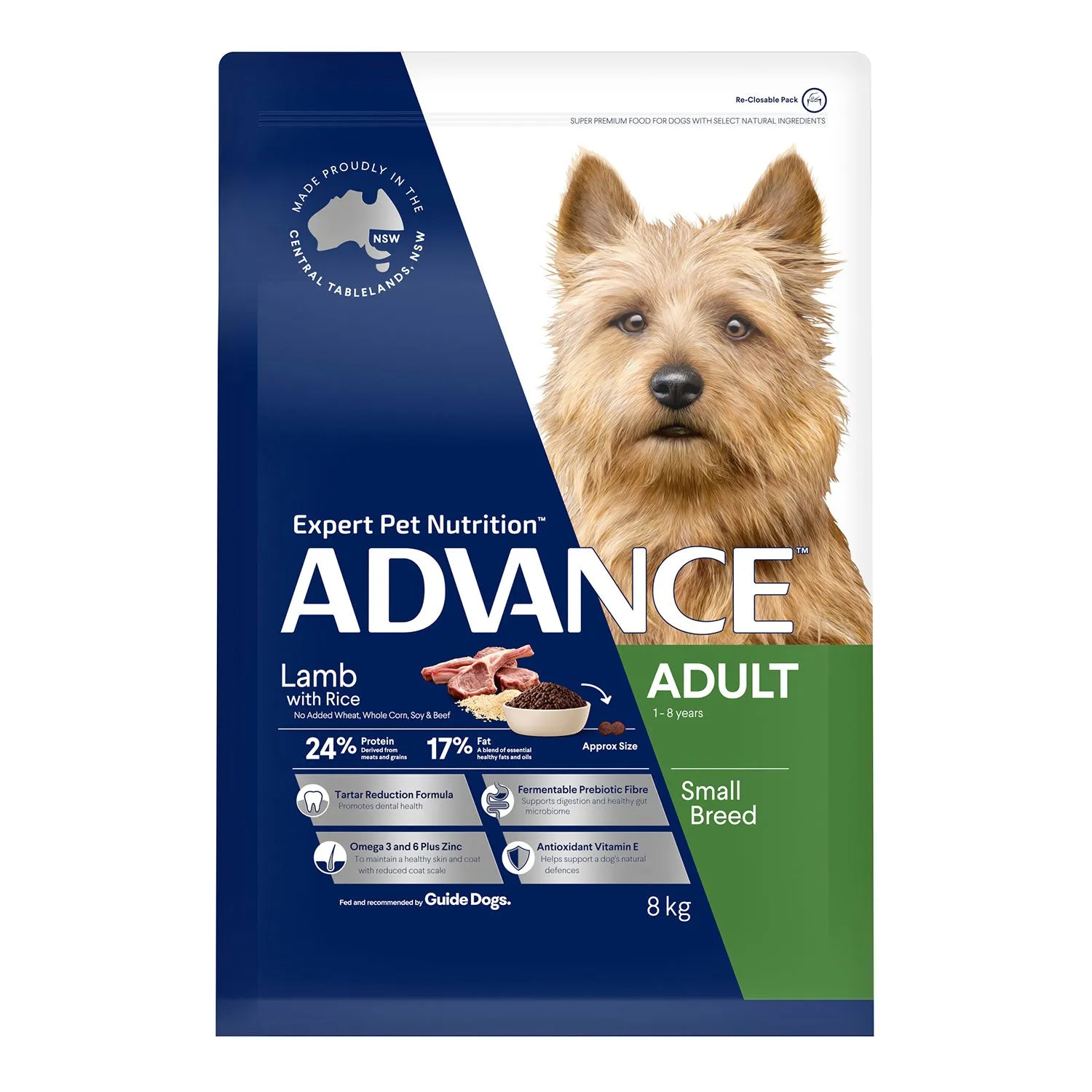 Advance Small Breed Lamb & Rice Adult Dry Dog Food