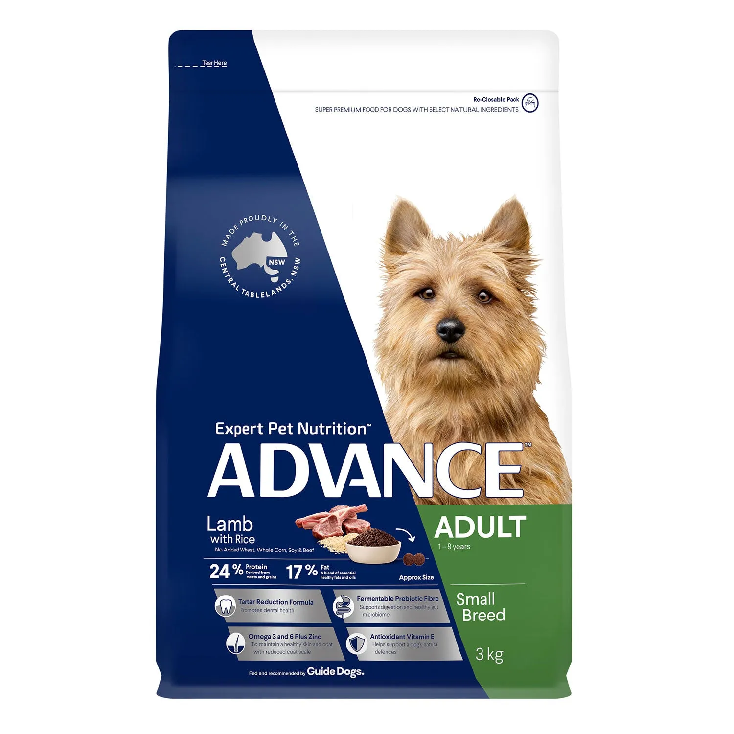 Advance Small Breed Lamb & Rice Adult Dry Dog Food