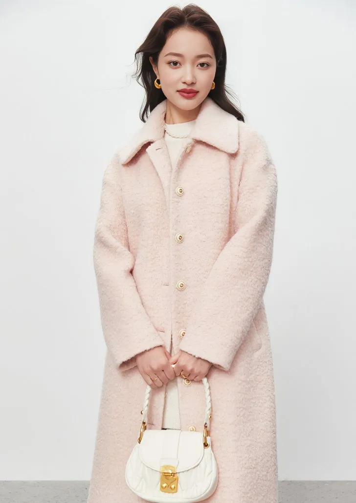 ALPACA MOHAIR TERRY COAT