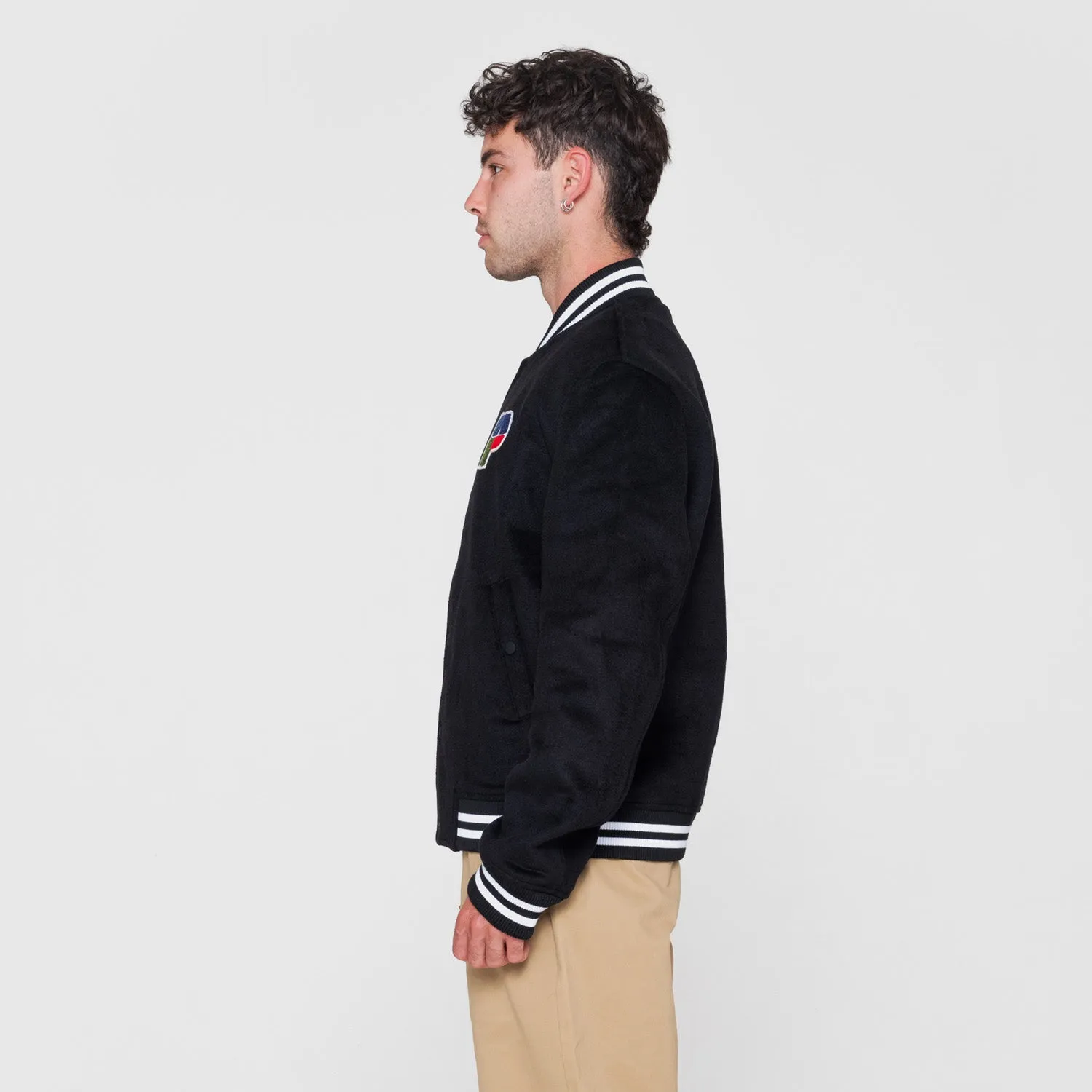 Anchorage Bomber Jacket Black