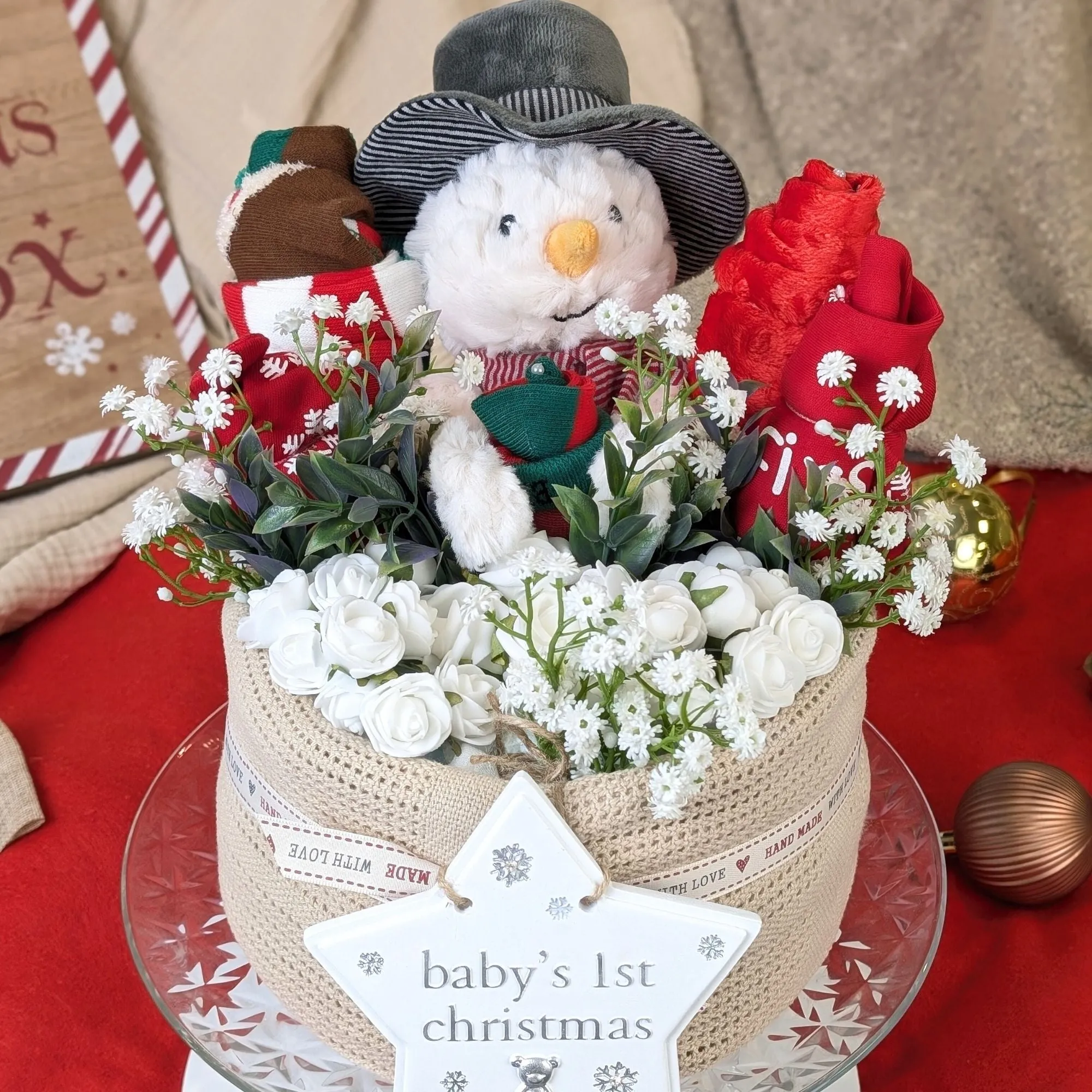 Baby's First Christmas 'Frosty's Festive Forest' Festive Christmas Cake