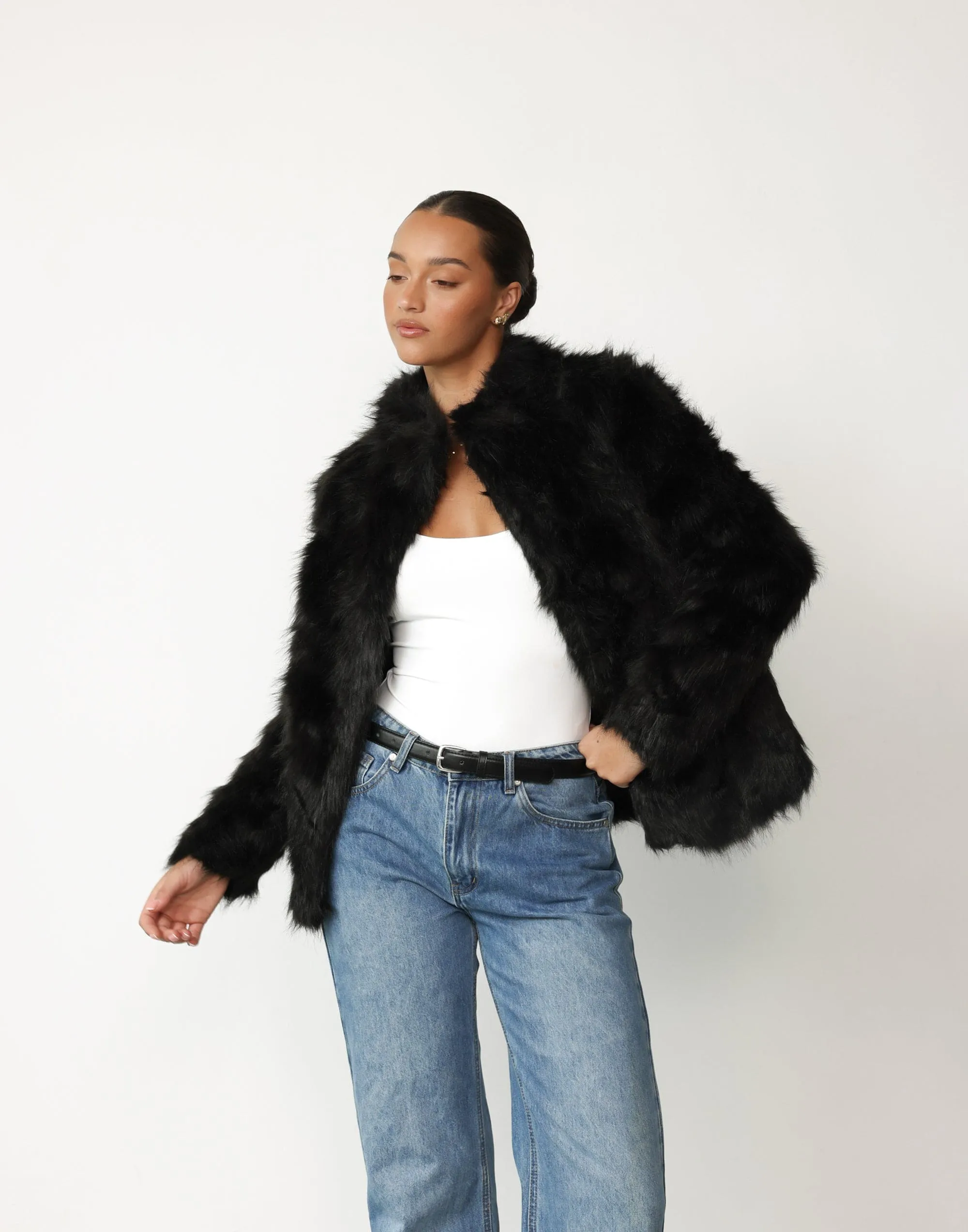 Bada Bing Faux Fur (Onyx) - By Lioness