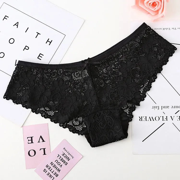 Bannirou Lace Brazilian Panties (3 pack)