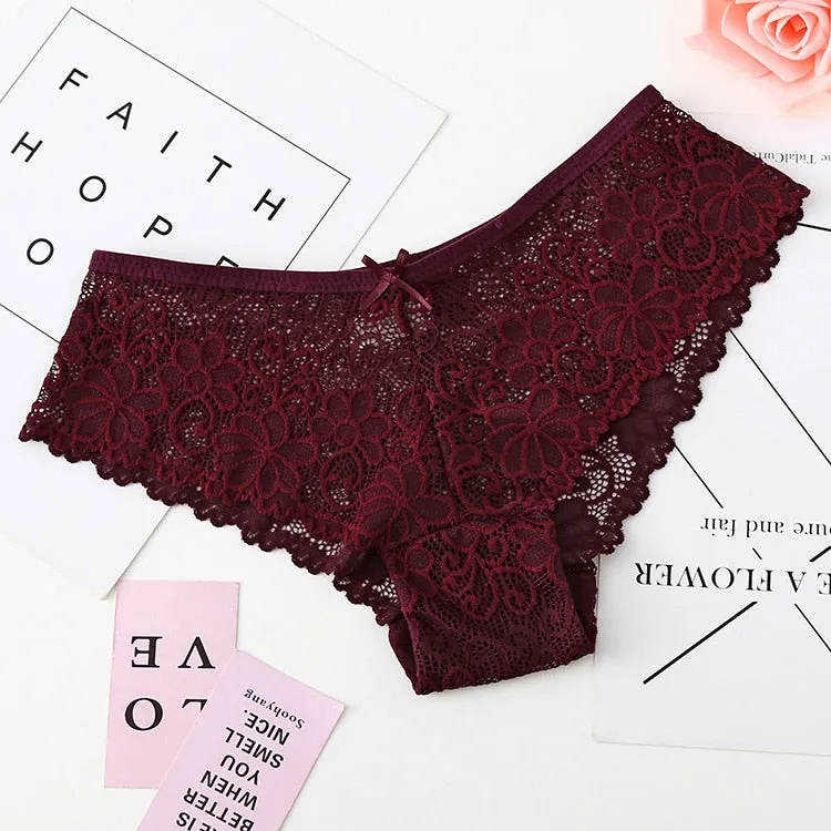 Bannirou Lace Brazilian Panties (3 pack)