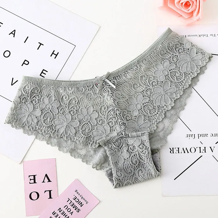 Bannirou Lace Brazilian Panties (3 pack)