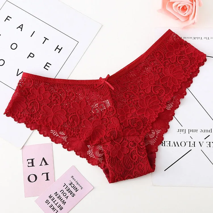 Bannirou Lace Brazilian Panties (3 pack)