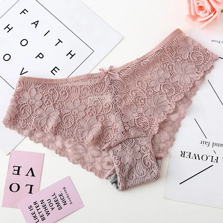 Bannirou Lace Brazilian Panties (3 pack)