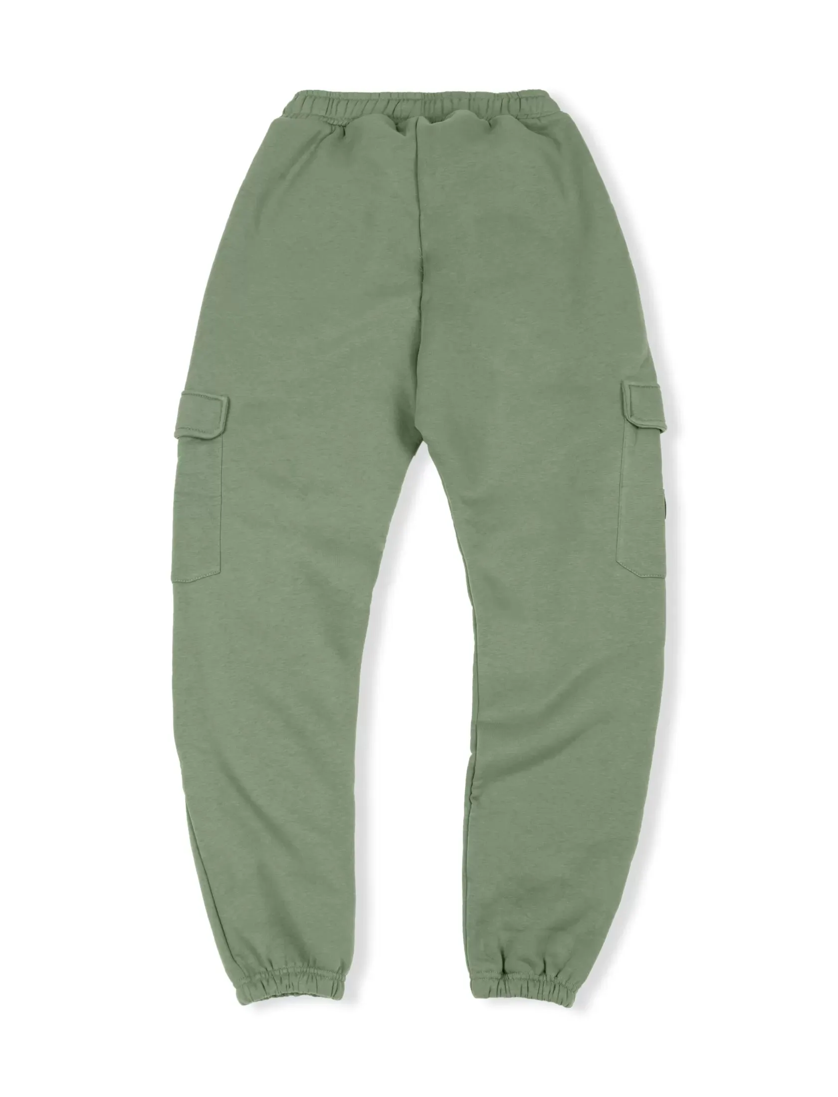 BEYOND OIL GREEN CARGO SWEATPANTS