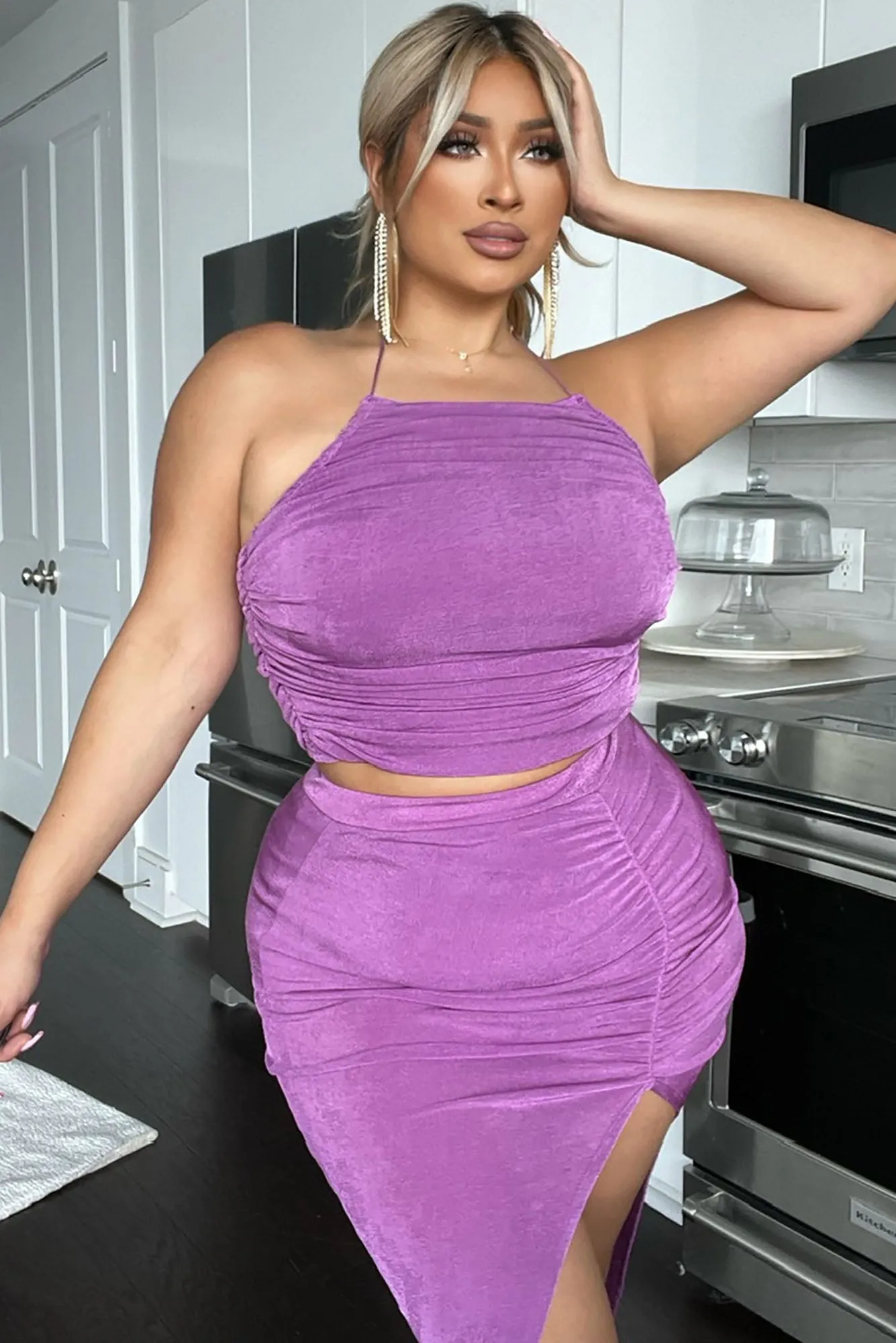 Blair Skirt Set - Purple