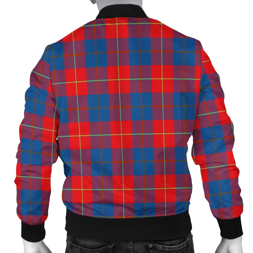 Blane Tartan Bomber Jacket with Family Crest