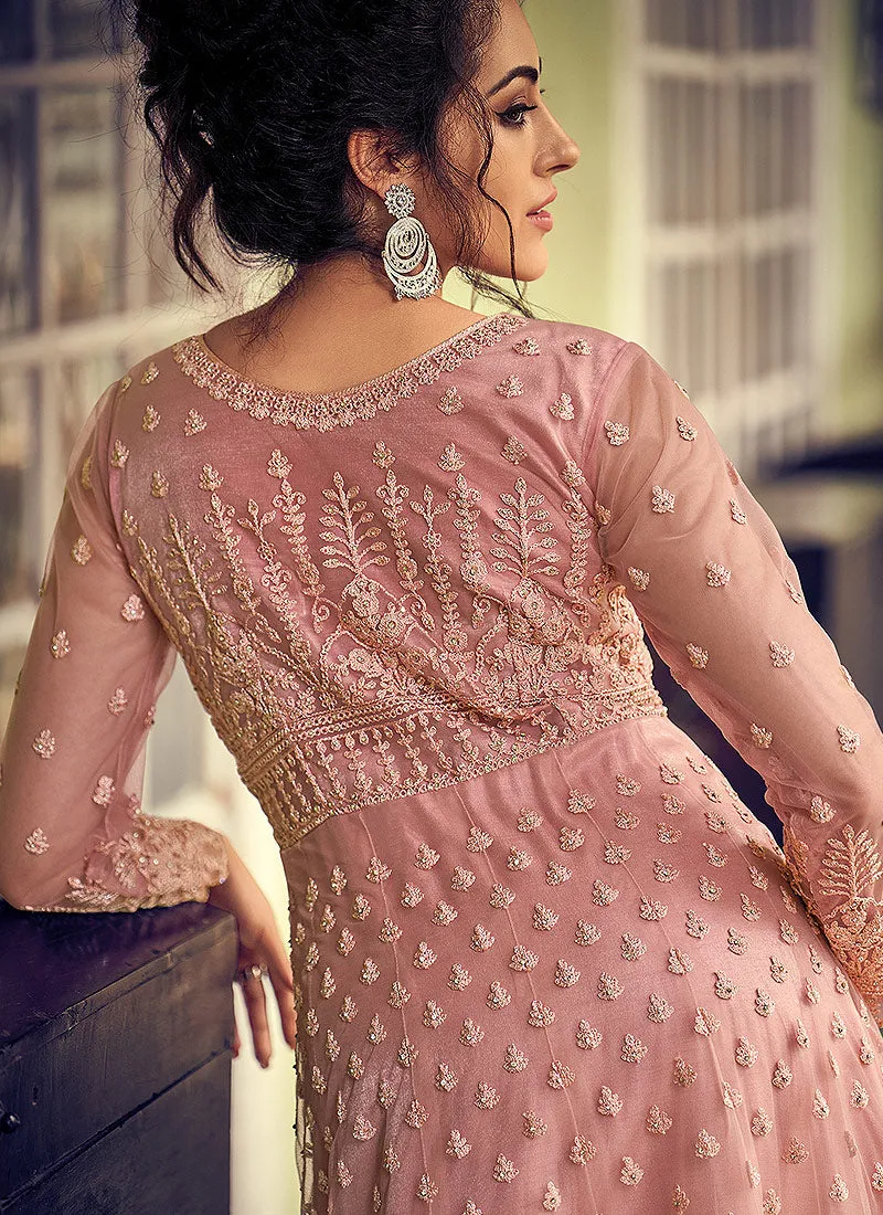 Blush Pink Designer Anarkali Suit