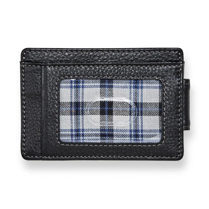 Bomber Jacket RFID Money Clip Card Wallet