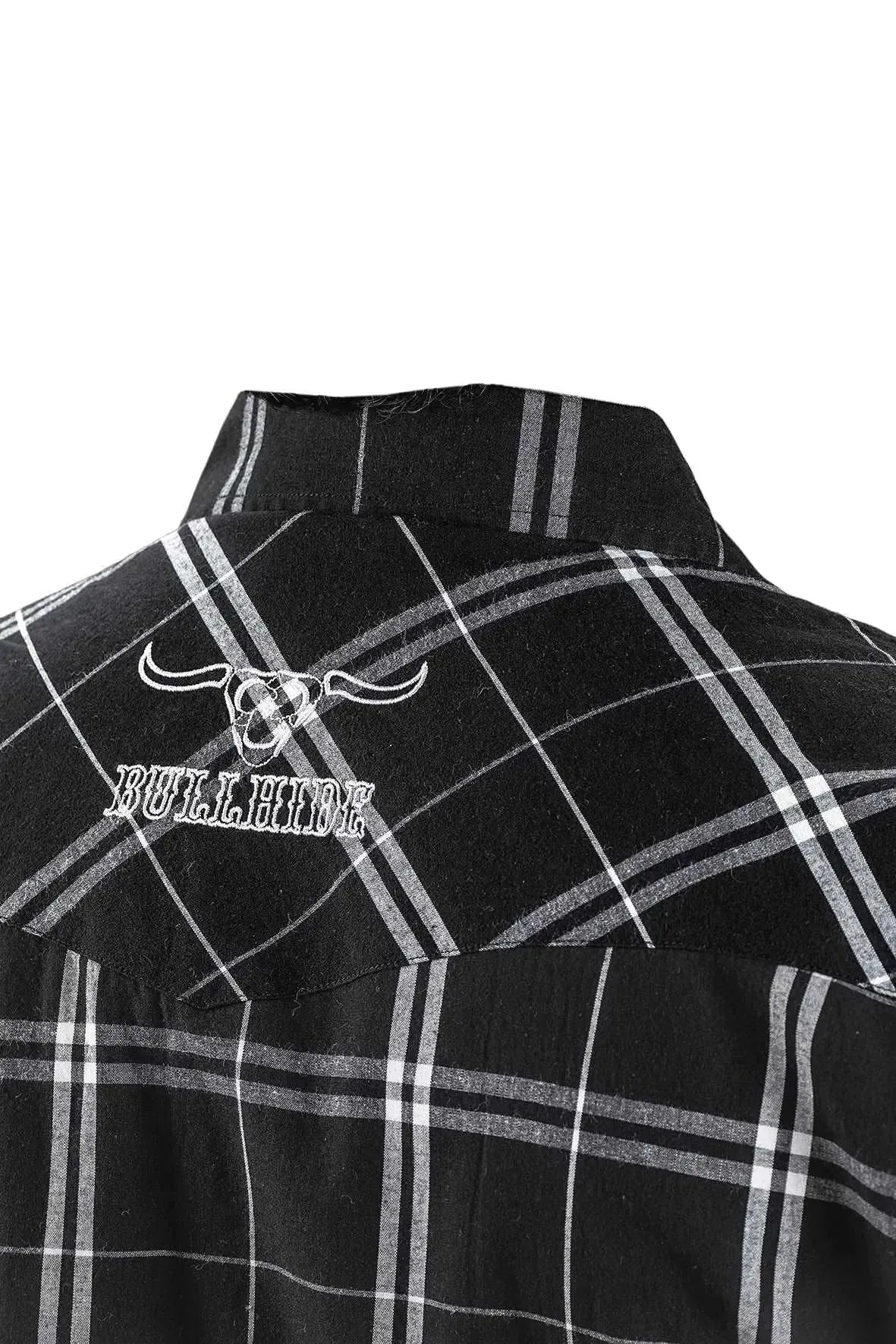 Bullhide Black Plaid - Mens Western Shirt