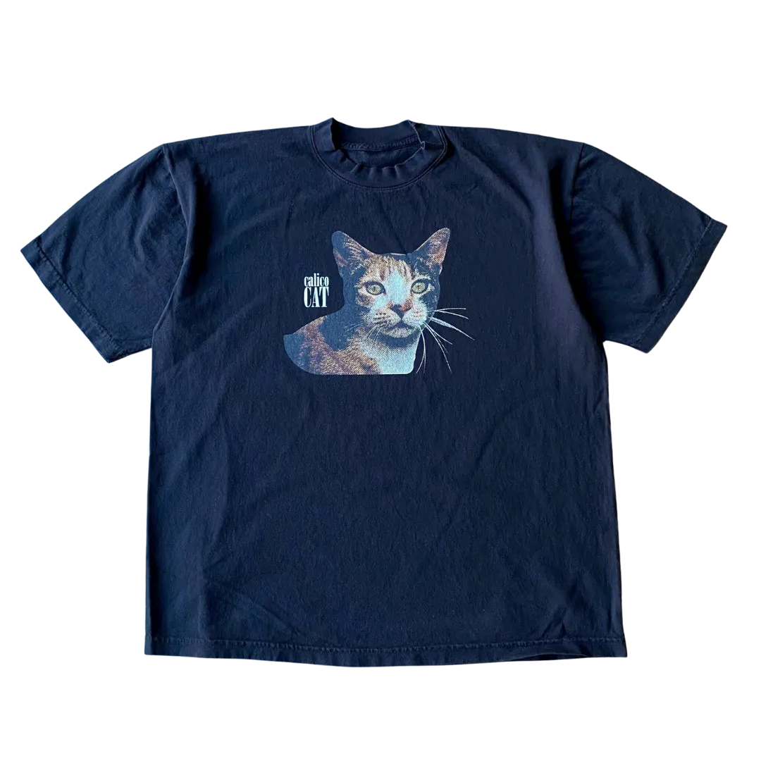 Calico Cat Stare Tee