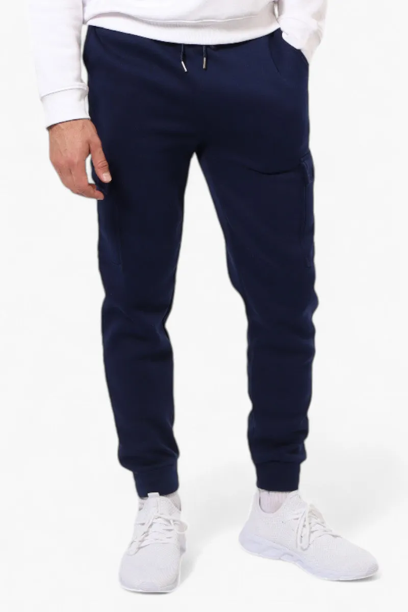 Canada Weather Gear Tie Waist Cargo Joggers - Navy