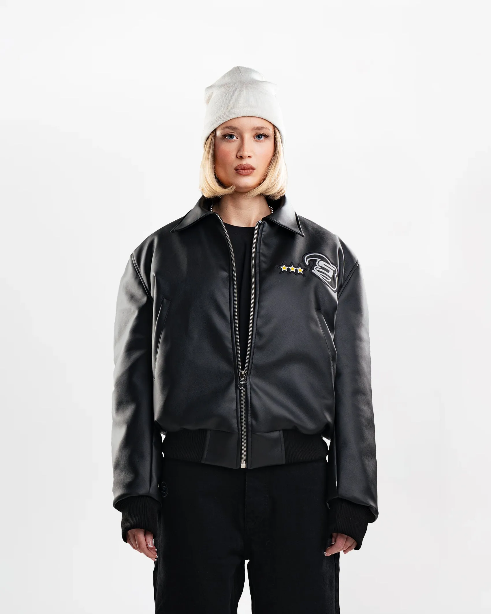 Carbon Black Aviator Jacket