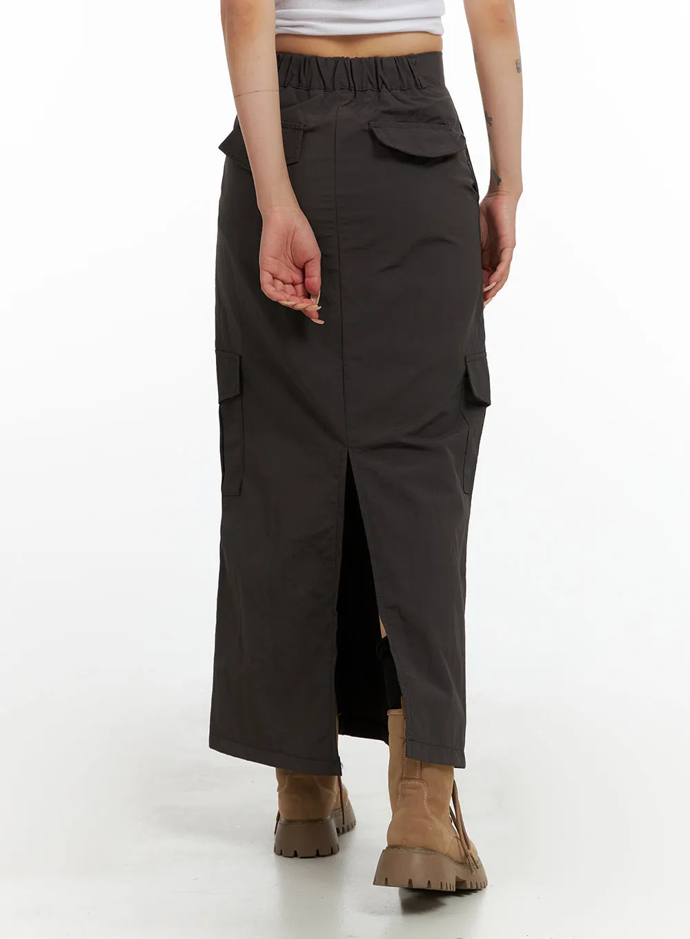 Cargo Maxi Skirt CL415