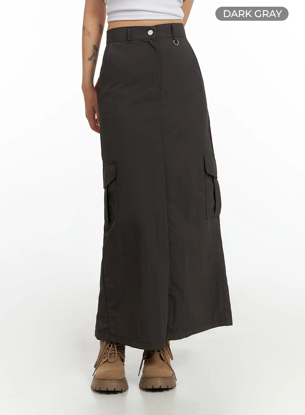 Cargo Maxi Skirt CL415