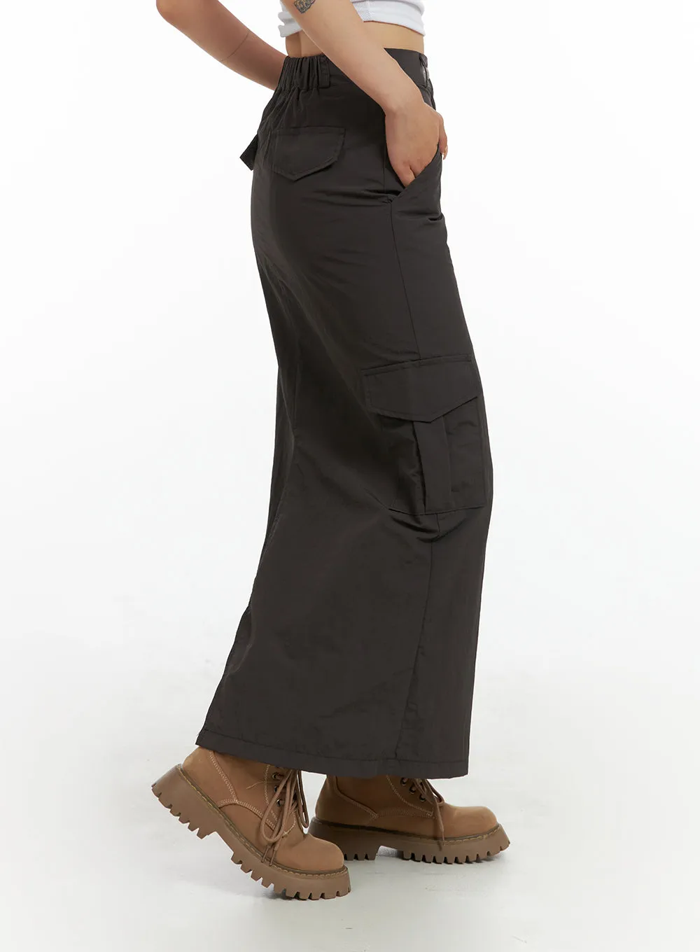 Cargo Maxi Skirt CL415