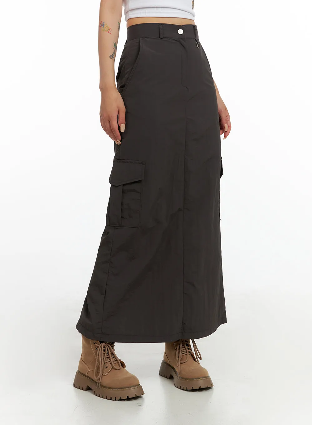 Cargo Maxi Skirt CL415