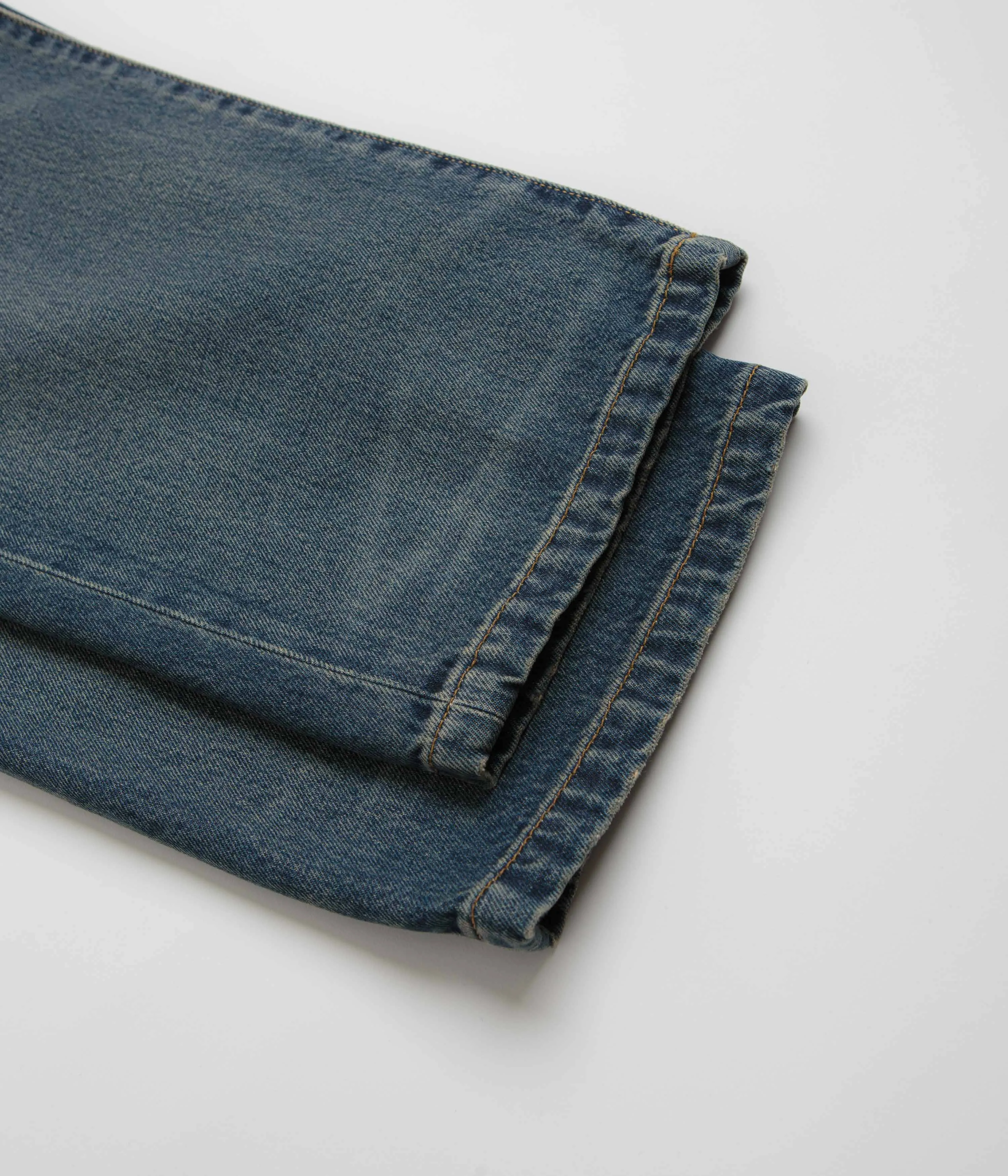 Carhartt Landon Pants - Blue Worn Used Wash