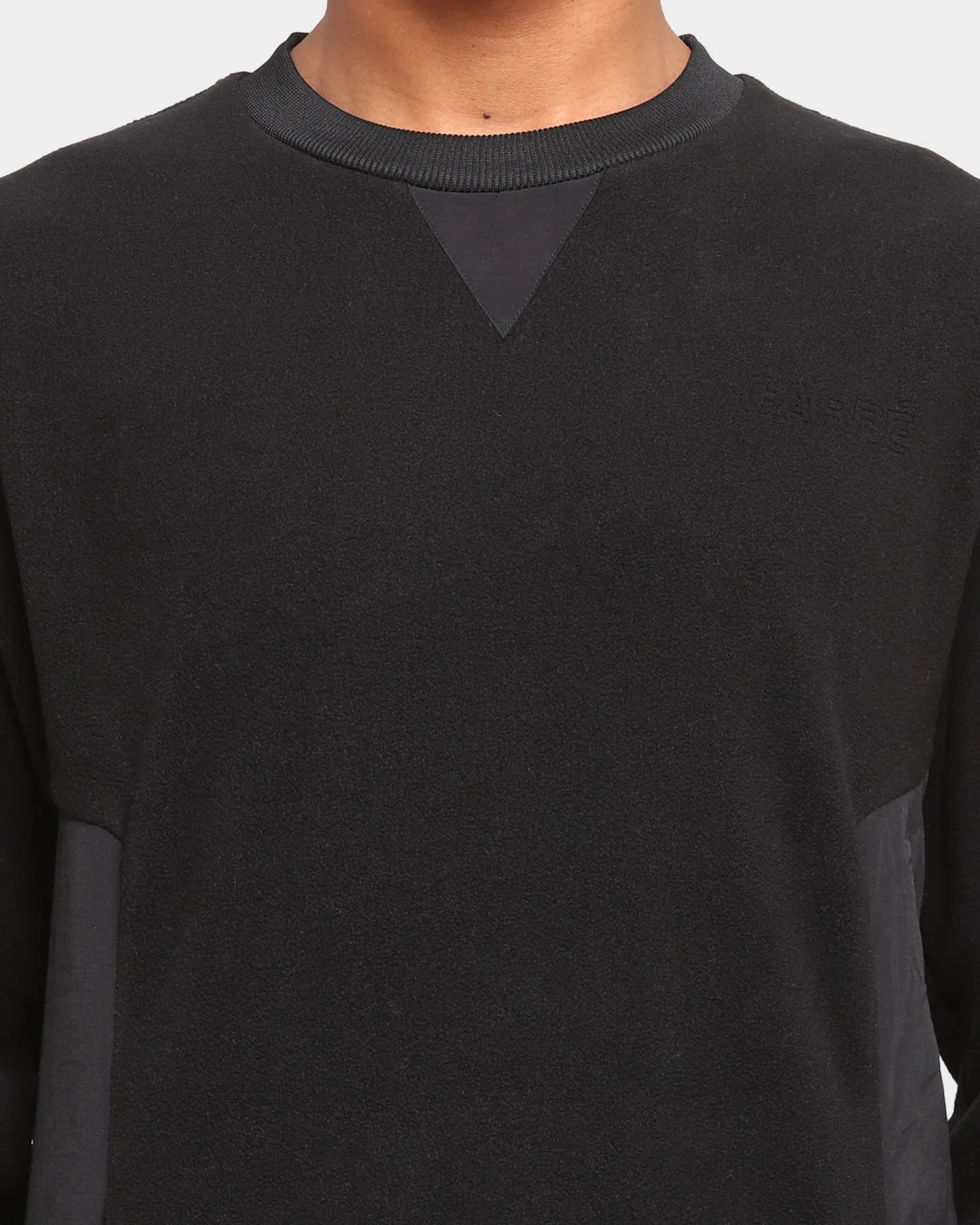 Carré Polaire Crewneck Black