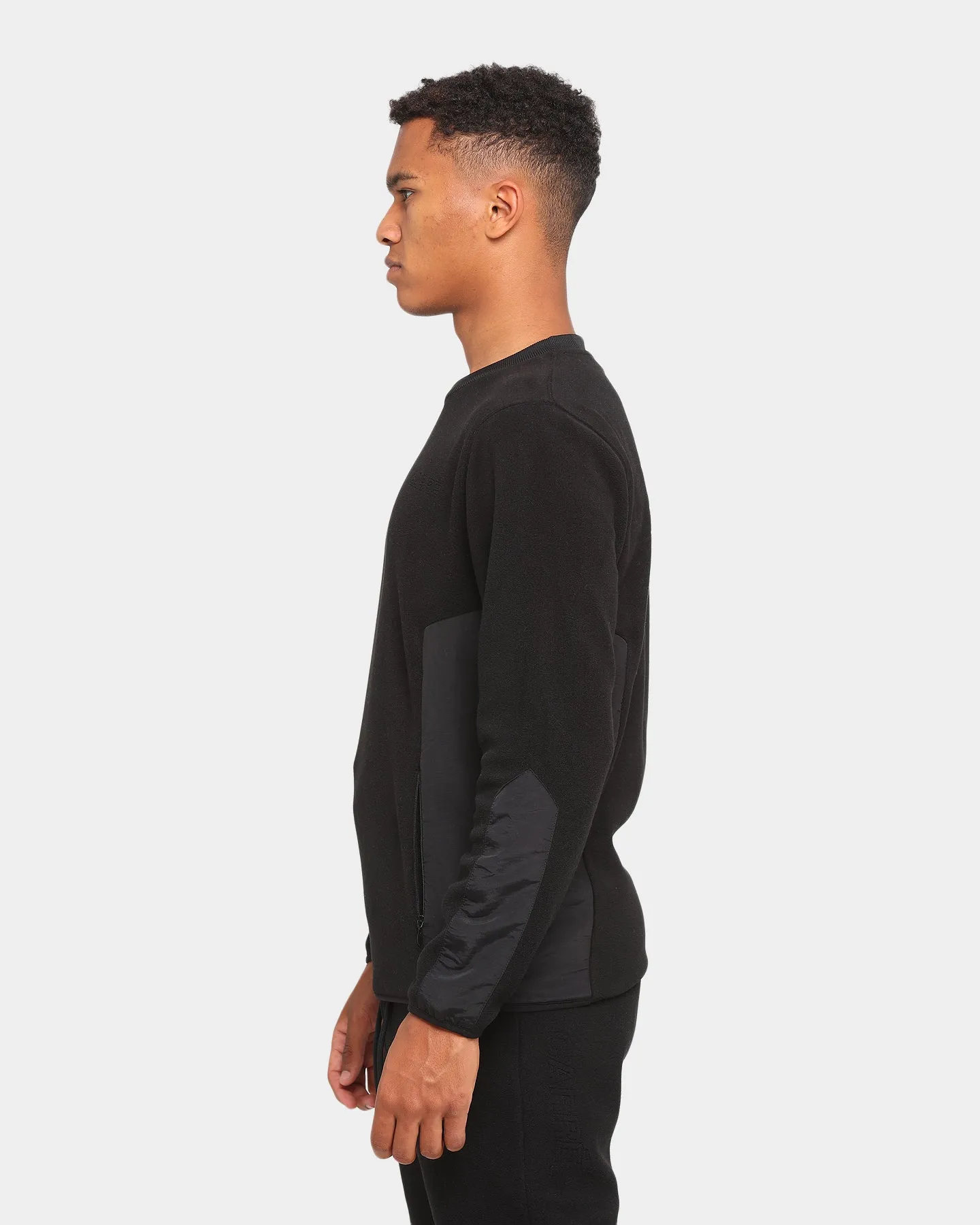 Carré Polaire Crewneck Black