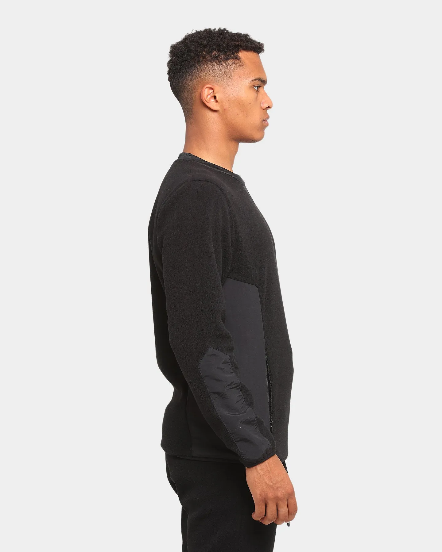 Carré Polaire Crewneck Black