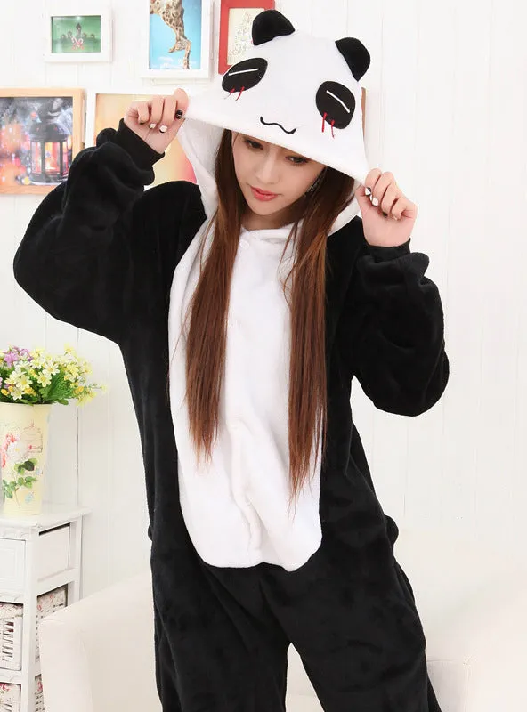 Cartoon Pajama Panda For Male And Female Lovers