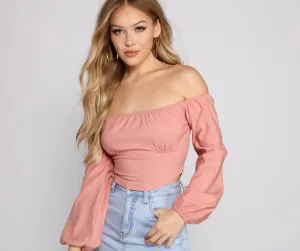 Chic Trends Cropped Corset Top