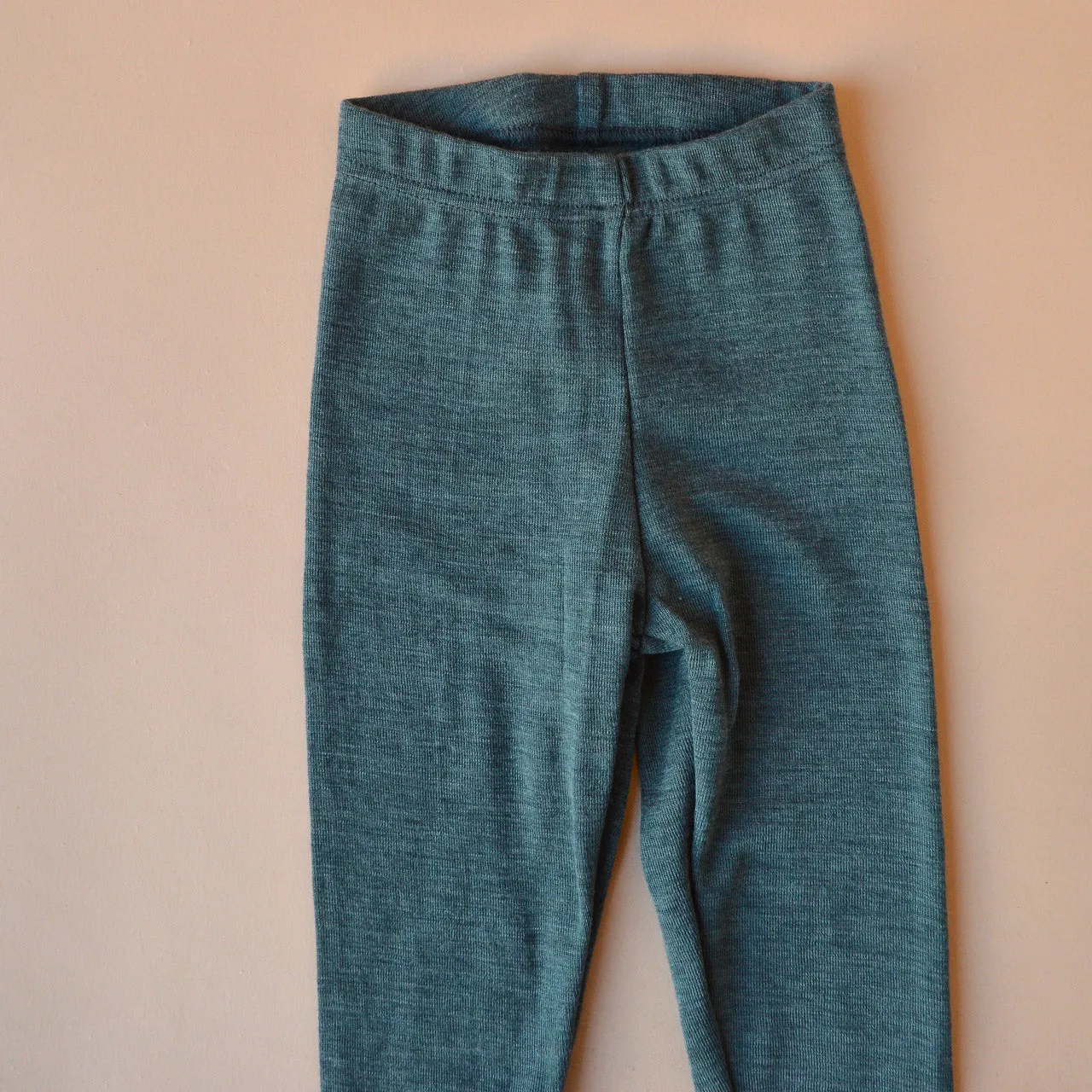 Child's Leggings 100% Organic Merino - Silver Spruce (3-8yrs)  *Limited Edition