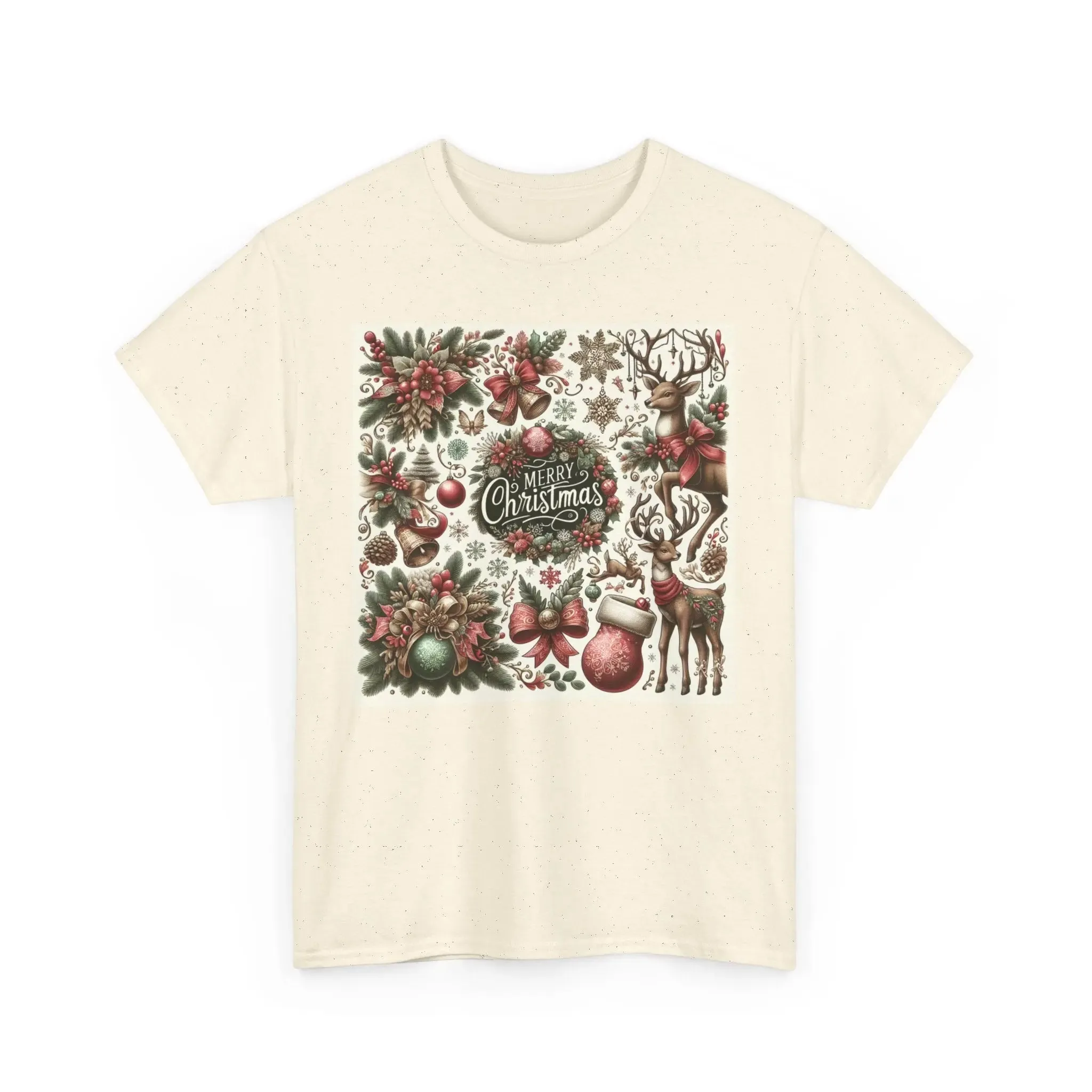 Christmas Womenswear Cotton Reindeer T-shirt