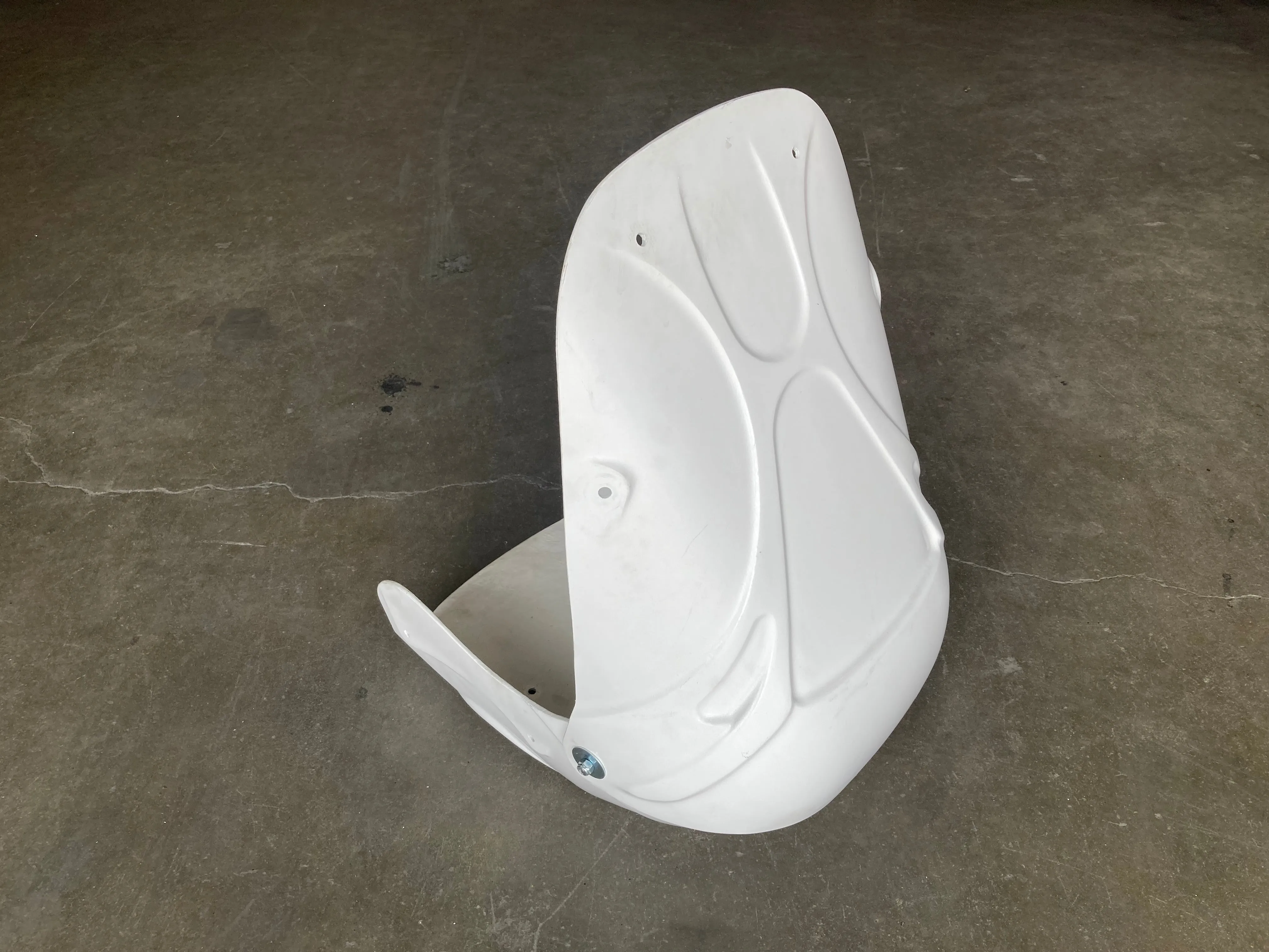 Clam Shell Seat - Fiberglass - Shell Only