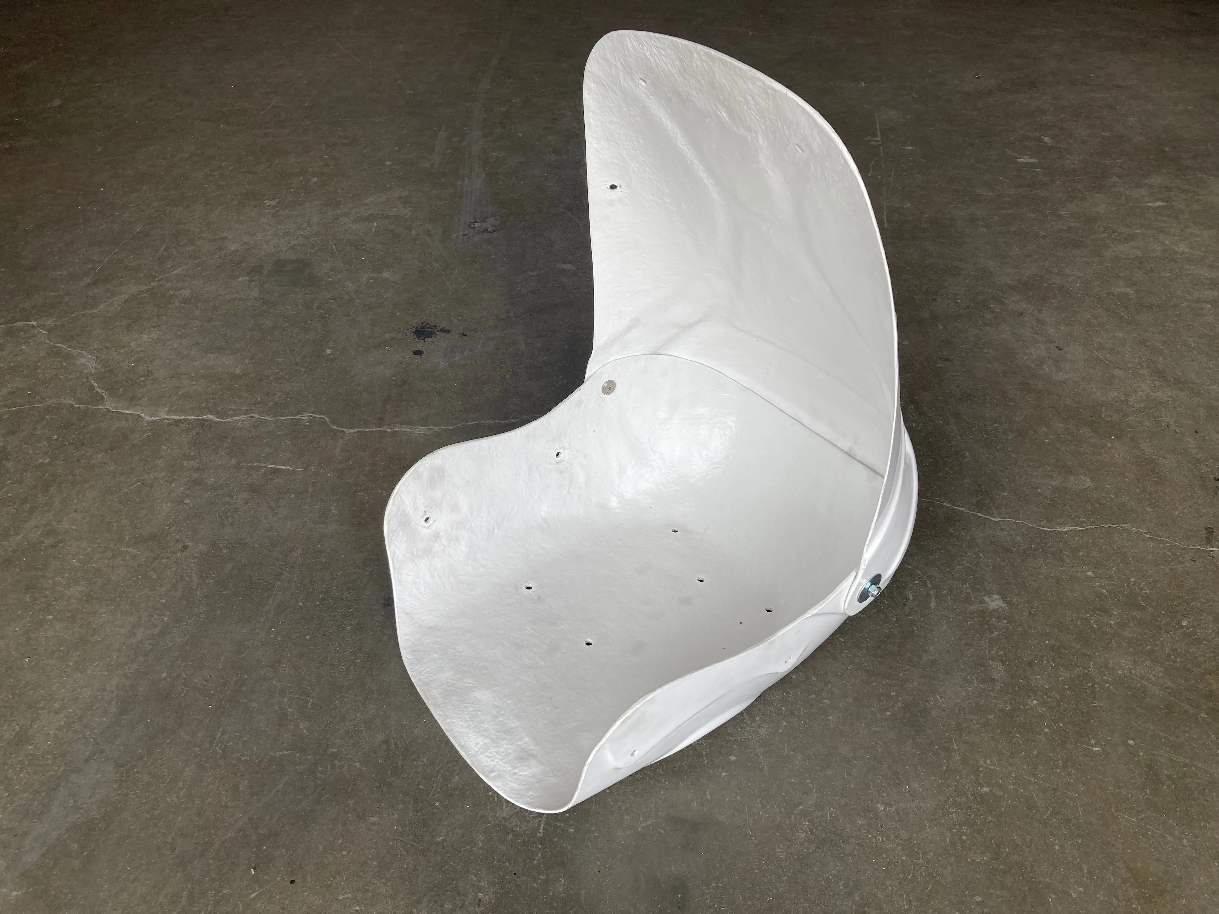 Clam Shell Seat - Fiberglass - Shell Only