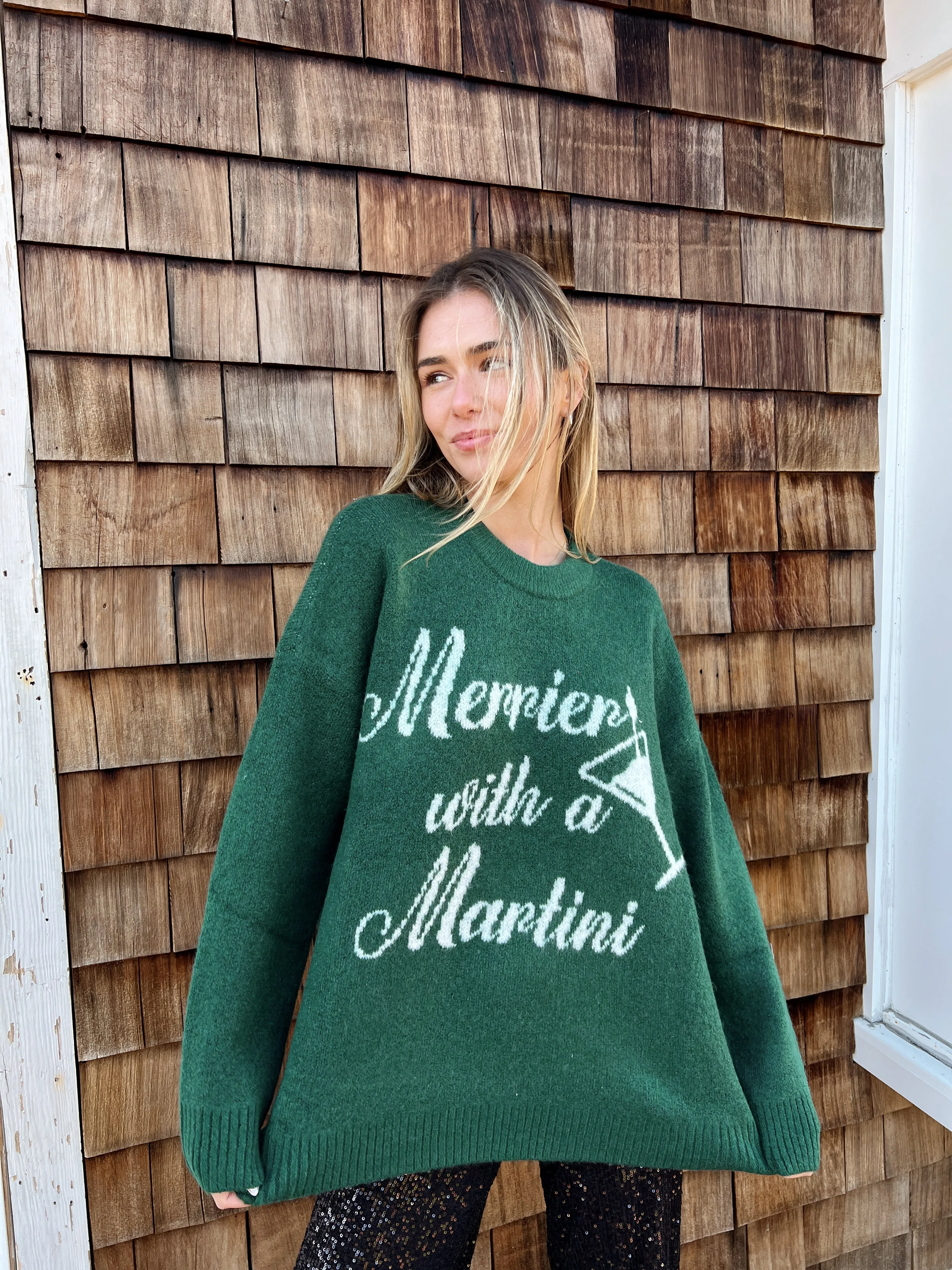 Classic Martini Crewneck Sweater