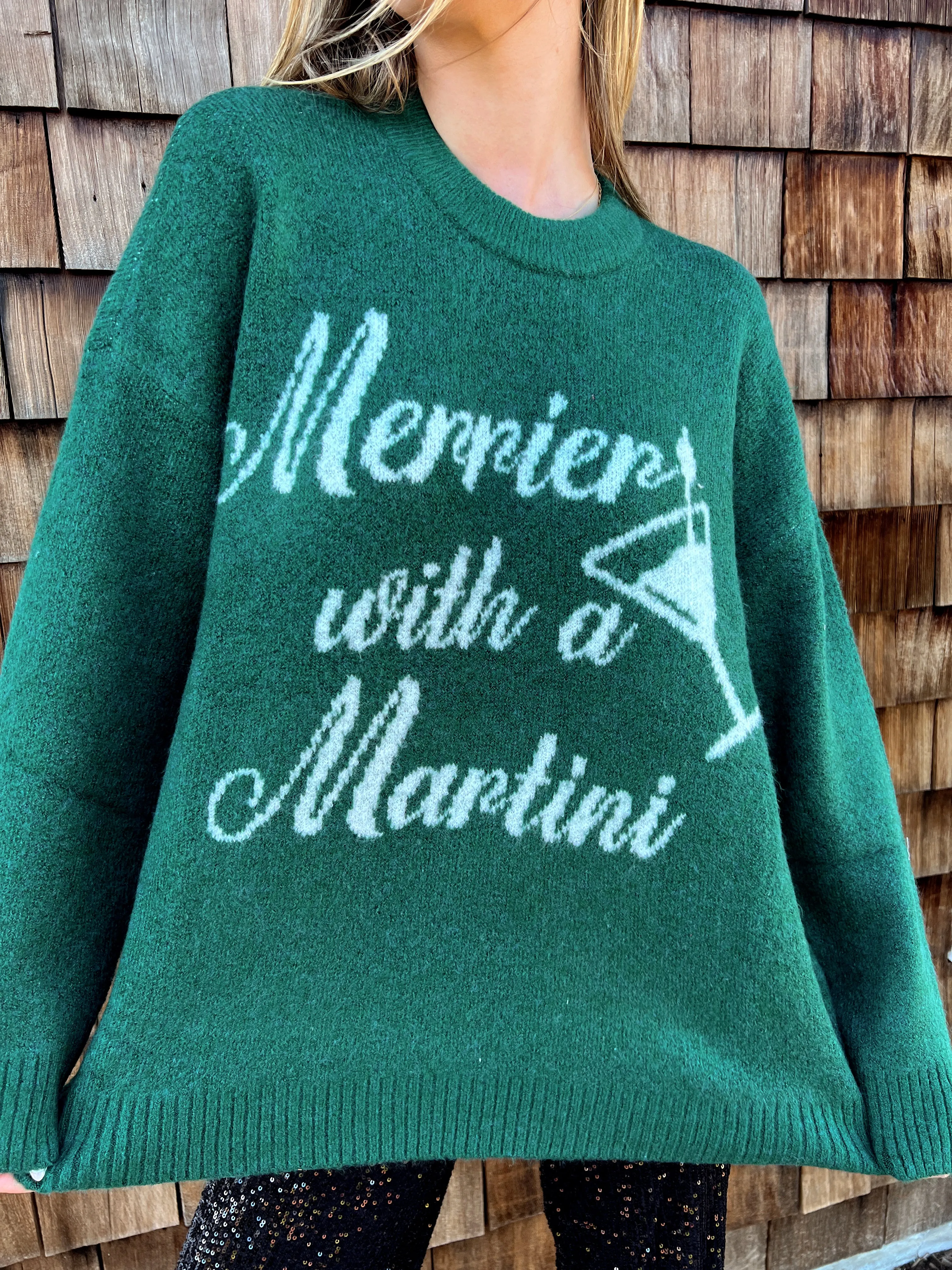 Classic Martini Crewneck Sweater