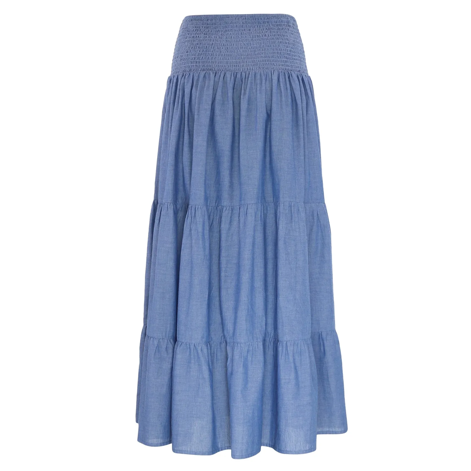 Continue Majse skirt chambre blue