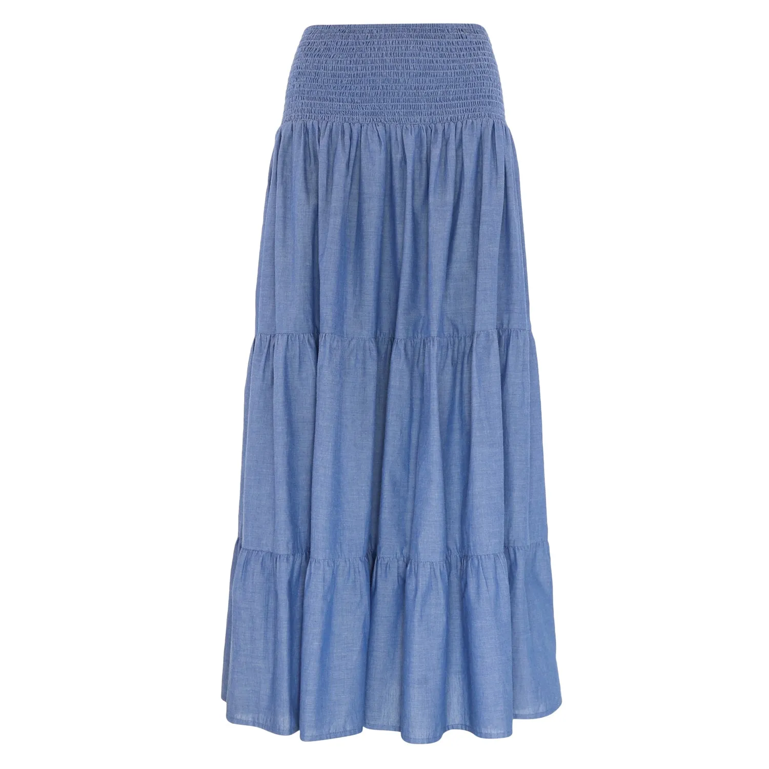 Continue Majse skirt chambre blue