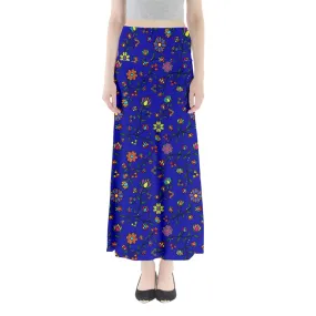 Cosmic Whisper Elk Shadow Full Length Maxi Skirt