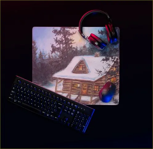 Cozy Cabin ~ Gaming Mouse Pad