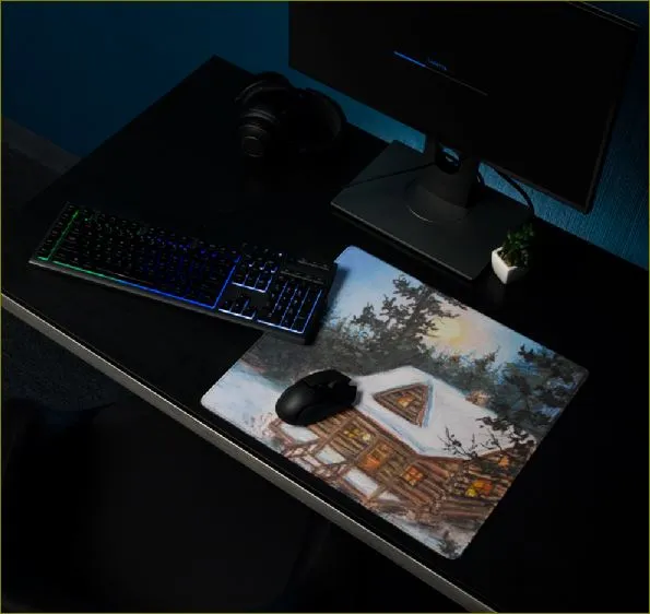 Cozy Cabin ~ Gaming Mouse Pad