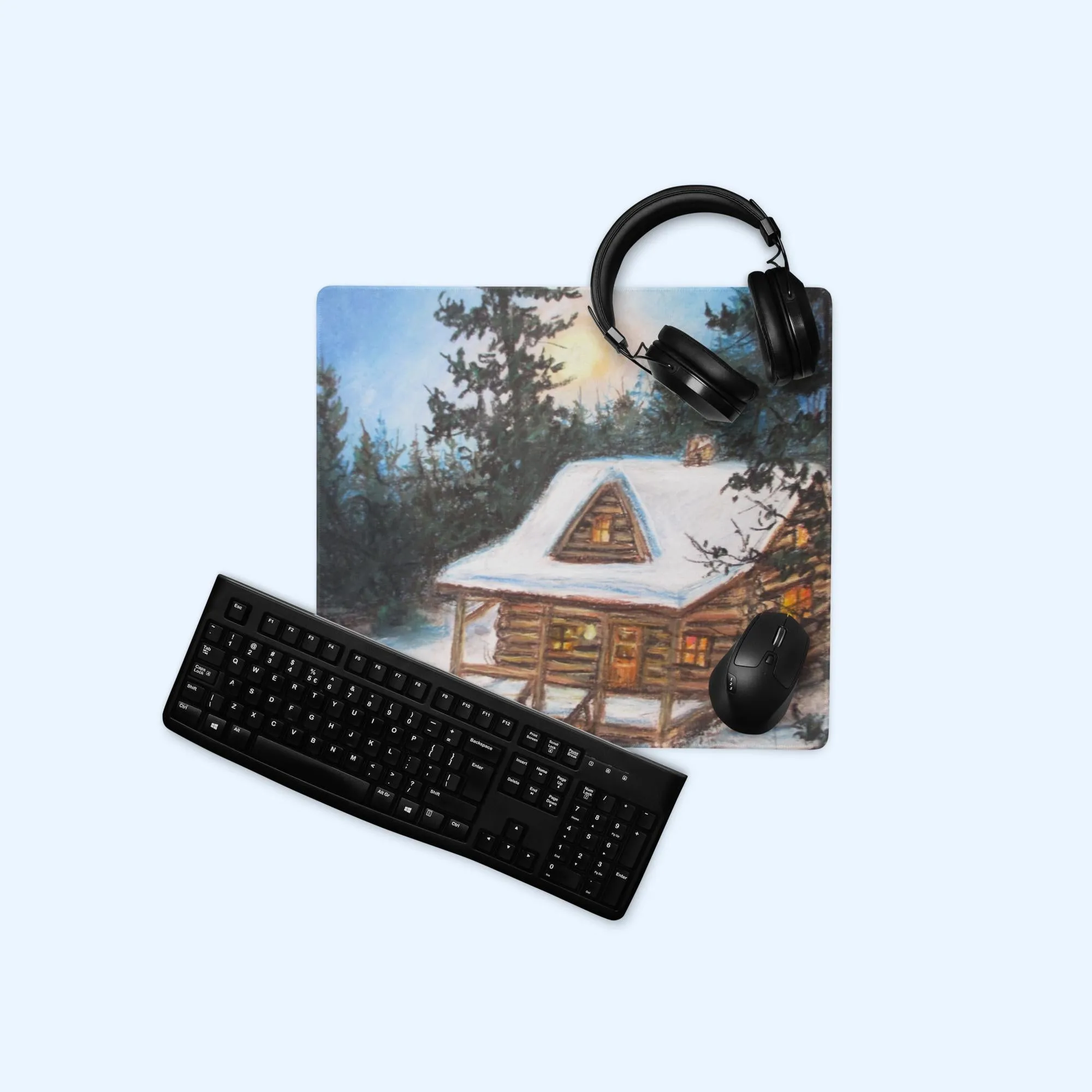 Cozy Cabin ~ Gaming Mouse Pad