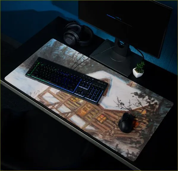 Cozy Cabin ~ Gaming Mouse Pad