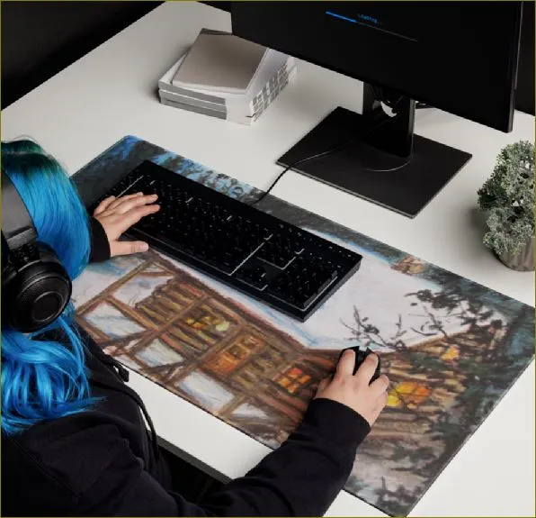 Cozy Cabin ~ Gaming Mouse Pad