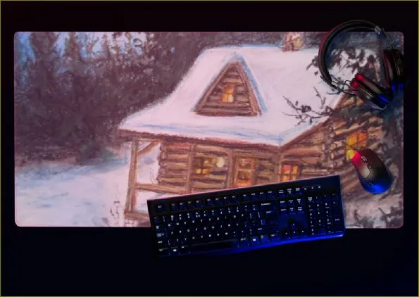 Cozy Cabin ~ Gaming Mouse Pad